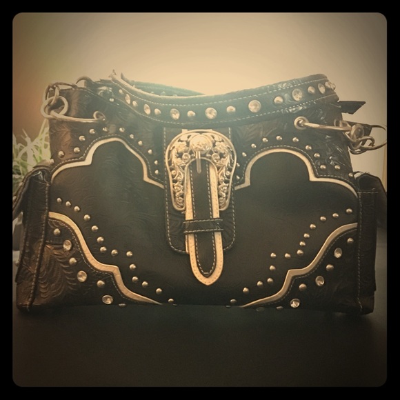 Handbags - Black Country Style Bag